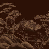 Asian Scenery Brown