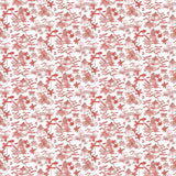 Tropical Island Toile Red