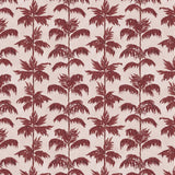 Vintage Palm Tree Small Marsala Red