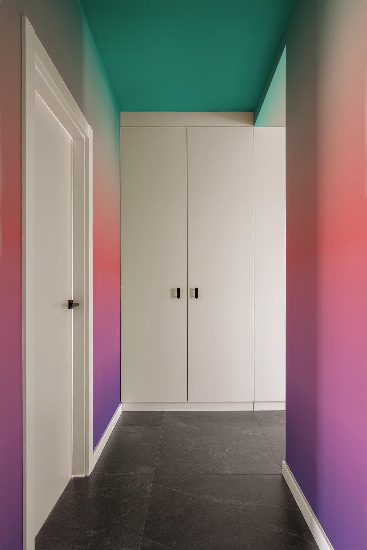 Color Gradient Wall Part Multi color Gradient Wall Mural | Sara Garanty x belarteSTUDIO