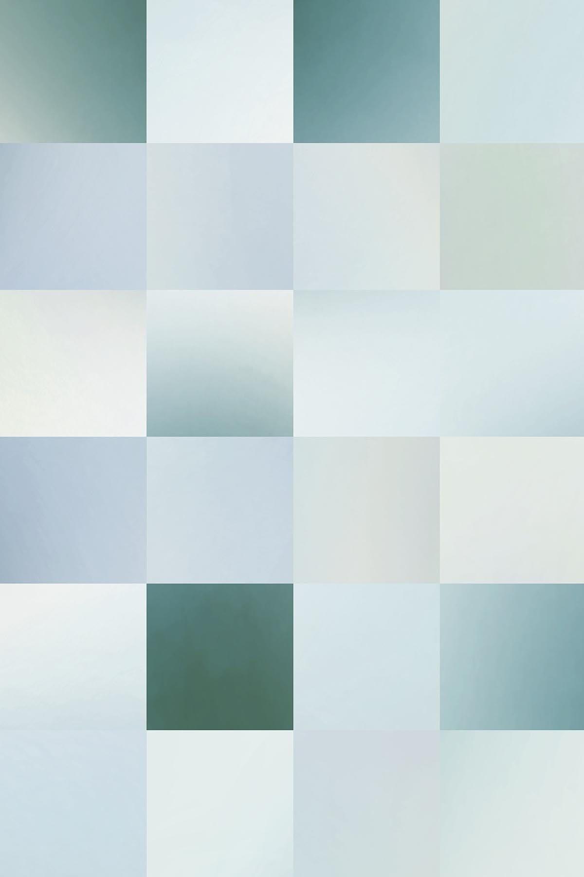 Gradient Check wall mural | Contemporary wall mural - belarteSTUDIO.