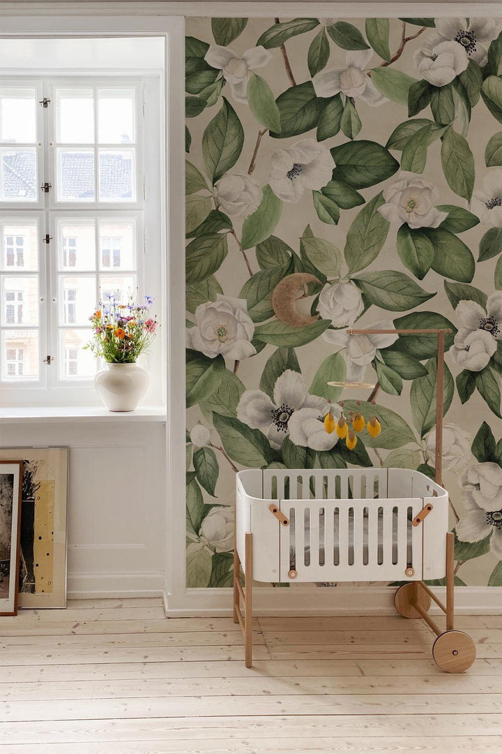 magnolia woven wall planter Magnolia Flower | Flower wall murals