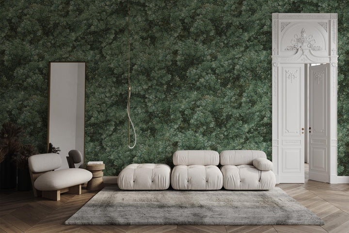 Wild Forest | Green Leaf wall mural by belarteSTUDIO