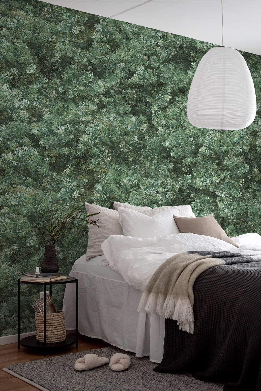 Wild Forest | Green Leaf wall mural by belarteSTUDIO