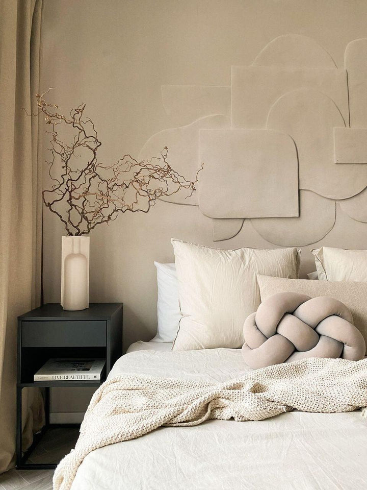 Clay Art | Japandi Wallpaper Design from belarteSTUDIO