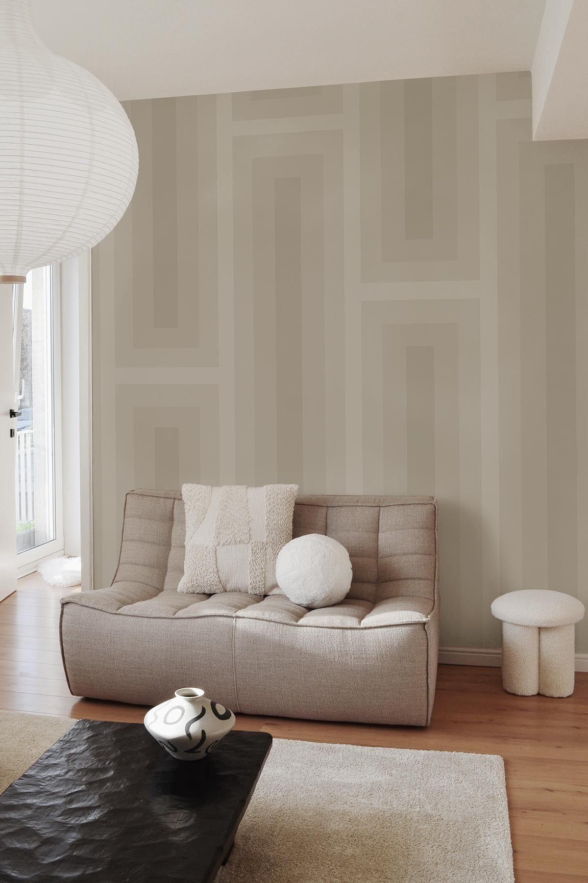 Minimalistisk | beige neutral tapet-belarteSTUDIO.