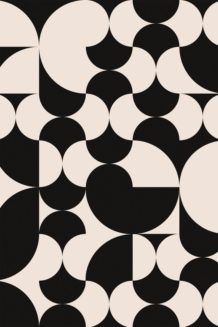 black and white geometric wallpaper uk